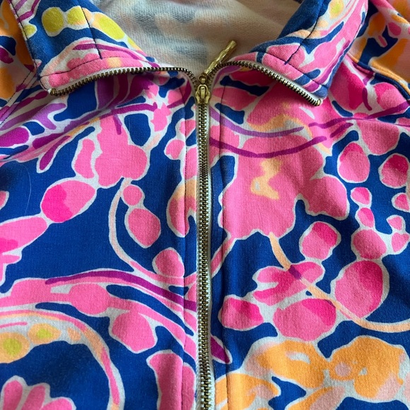 Lily Pulitzer pullover. Quarter zip - Picture 2 of 3